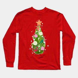 Beachy Christmas tree Long Sleeve T-Shirt